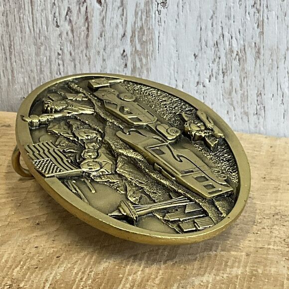 Bergamot Camper Belt Buckle in Box Mens Mt Rushmore Statue of Liberty - Picture 8 of 8